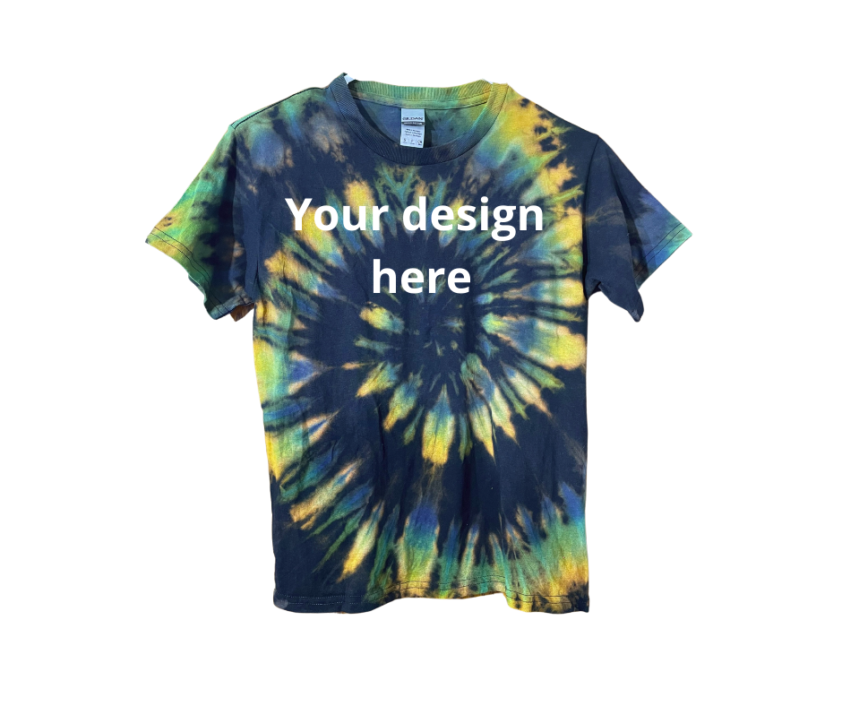 Youth Black/Green Tie Dye